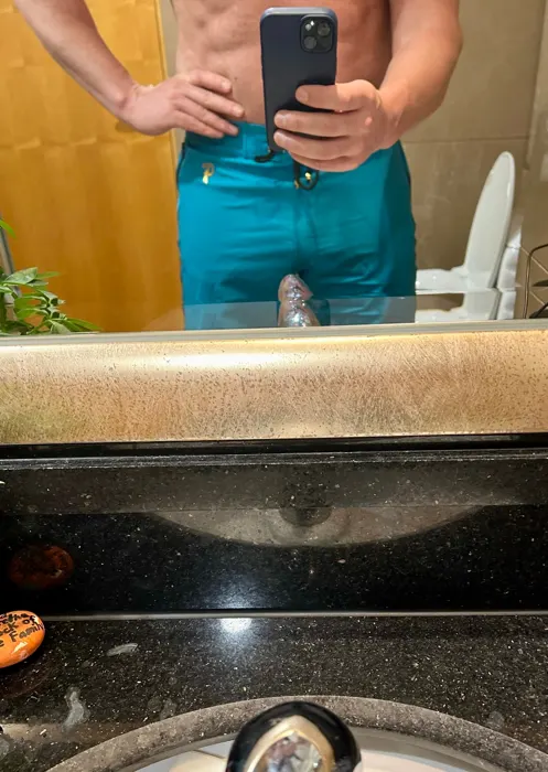 Customer photo from Caleb B. wearing Pure Turquoise 5"