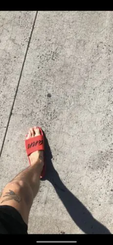 Customer photo from Talon S. review of Signature Slides Red