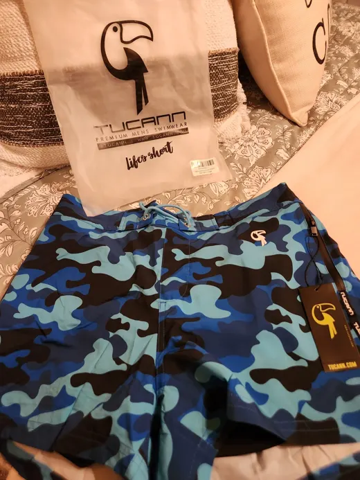 Customer photo from Vittorio I. review of Blue Camo - 3"