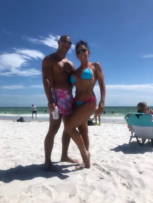 Customer photo from Nancy M. review of Sunny Yellow Tucann Swim Shorts - 3"
