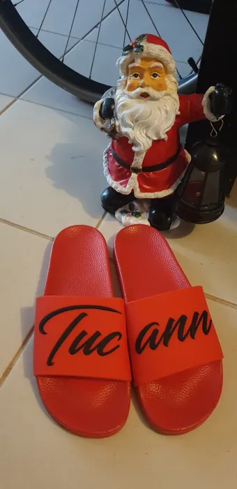 Customer photo from Nic B. review of Signature Slides Red