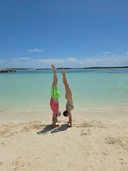 Customer photo from Chris S. review of Splatter Swim Shorts Green - 5"