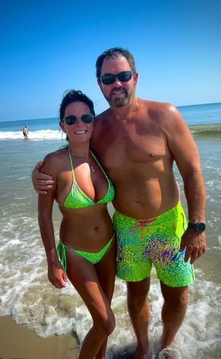 Customer photo from Brad B. review of Luxe Orchid Bikini Bottom - Monaco